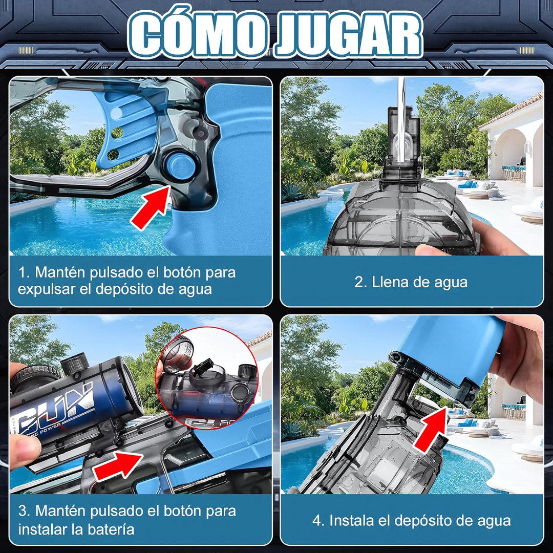 Pistola de Agua Eléctrica JetStorMK